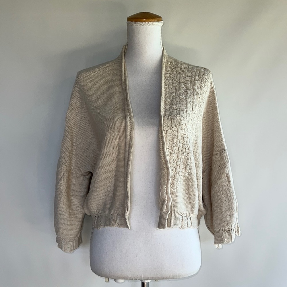 Ioanna Kourbela Cropped Boxy Cardigan - sz S